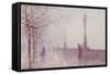 The Last Lamp, Thames Embankment, 1892-Rose Maynard Barton-Framed Stretched Canvas