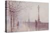 The Last Lamp, Thames Embankment, 1892-Rose Maynard Barton-Stretched Canvas