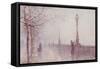 The Last Lamp, Thames Embankment, 1892-Rose Maynard Barton-Framed Stretched Canvas