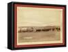 The Last Large Bull Train on its Way from the Railroad to the Black Hills-John C. H. Grabill-Framed Stretched Canvas