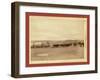 The Last Large Bull Train on its Way from the Railroad to the Black Hills-John C. H. Grabill-Framed Giclee Print