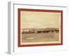 The Last Large Bull Train on its Way from the Railroad to the Black Hills-John C. H. Grabill-Framed Giclee Print