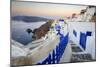 The Last Light of Dusk over the Aegean Sea Seen from the Typical Village of Oia, Santorini-Roberto Moiola-Mounted Photographic Print