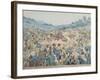 The Last Milling Match Between Cribb and Molineaux, September 28th 1811-Thomas Rowlandson-Framed Giclee Print