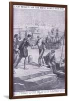 The Last Moment of the First World Voyage-Charles Mills Sheldon-Framed Giclee Print