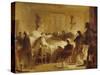 The Last Moments of Charles-Ferdinand of France-Alexandre Evariste Fragonard-Stretched Canvas