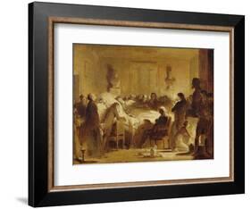 The Last Moments of Charles-Ferdinand of France-Alexandre Evariste Fragonard-Framed Giclee Print