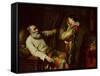 The Last Moments of Christopher Columbus-Claude Jacquand-Framed Stretched Canvas