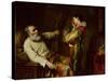 The Last Moments of Christopher Columbus-Claude Jacquand-Stretched Canvas