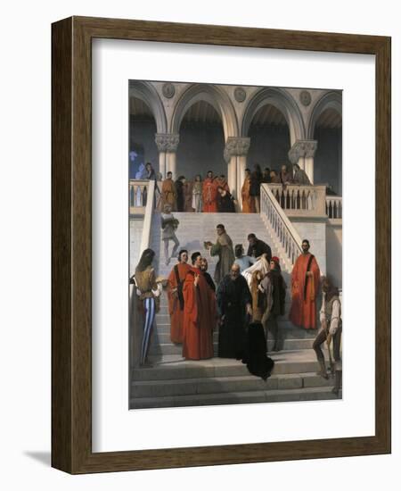 The Last Moments of Doge Marin Faliero-Francesco Hayez-Framed Giclee Print