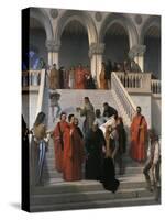 The Last Moments of Doge Marin Faliero-Francesco Hayez-Stretched Canvas