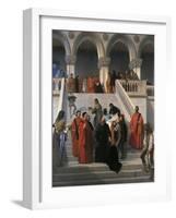 The Last Moments of Doge Marin Faliero-Francesco Hayez-Framed Giclee Print