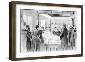 The Last Moments of Victor Hugo (1802-85) 22nd May 1885, Engraved by Adrien Marie (1848-91) 1885-Nadar-Framed Giclee Print