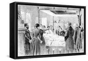 The Last Moments of Victor Hugo (1802-85) 22nd May 1885, Engraved by Adrien Marie (1848-91) 1885-Nadar-Framed Stretched Canvas