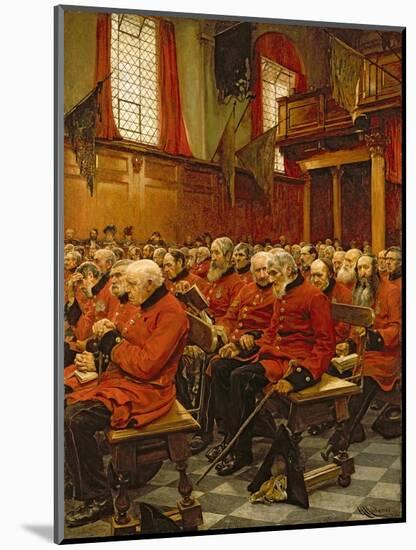 The Last Muster, 1875-Hubert von Herkomer-Mounted Giclee Print