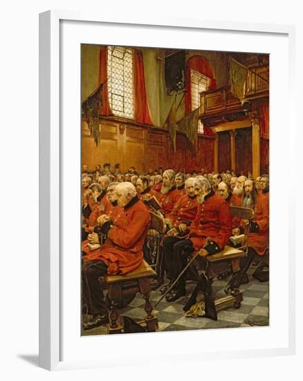 The Last Muster, 1875-Hubert von Herkomer-Framed Giclee Print