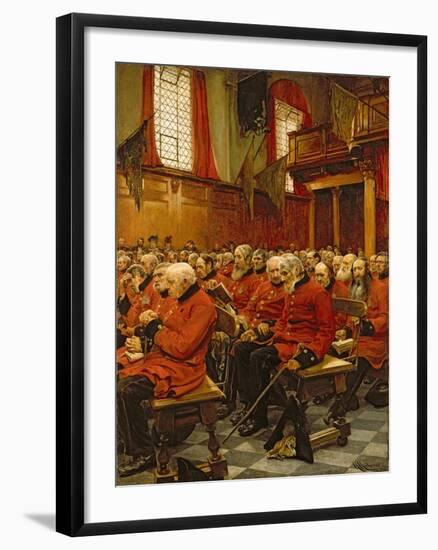 The Last Muster, 1875-Hubert von Herkomer-Framed Giclee Print