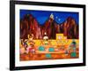 The last night at the campsite, 2003,(oil on linen)-Cristina Rodriguez-Framed Giclee Print