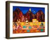 The last night at the campsite, 2003,(oil on linen)-Cristina Rodriguez-Framed Giclee Print