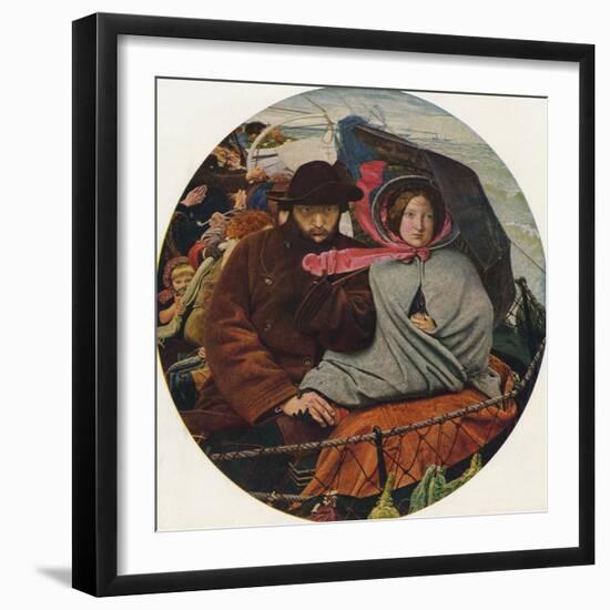 The Last of England, 1855-Ford Madox Brown-Framed Giclee Print