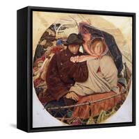 The Last of England-Ford Madox Brown-Framed Stretched Canvas