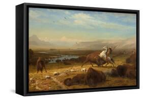 The Last of the Buffalo, c.1888-Albert Bierstadt-Framed Stretched Canvas