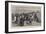 The Last of the Exiles, Russian Prisoners on their Way to Prison in Siberia-Frederic De Haenen-Framed Giclee Print