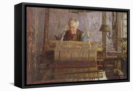 The Last of the Handloom Weavers-Frederick William Jackson-Framed Stretched Canvas