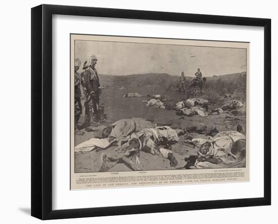 The Last of the Khalifa, the Battlefield of Om Debrikat after Sir Francis Wingate's Victory-Frederic De Haenen-Framed Giclee Print