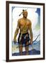 The Last of the Mohicans-Newell Convers Wyeth-Framed Art Print