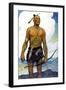 The Last of the Mohicans-Newell Convers Wyeth-Framed Art Print