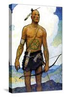 The Last of the Mohicans-Newell Convers Wyeth-Stretched Canvas