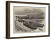 The Last of the Russians in Eastern Roumelia, Russian Troops Passing Down the Danube, Near Galatz-null-Framed Giclee Print