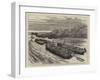 The Last of the Russians in Eastern Roumelia, Russian Troops Passing Down the Danube, Near Galatz-null-Framed Giclee Print