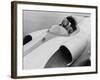 The Last Picture of John Cobb Seen at the Helm of Crusader, Scotland, September 1952-null-Framed Photographic Print