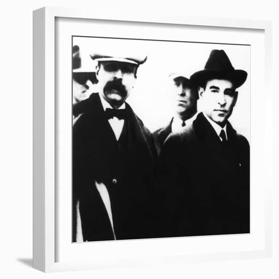 The Last Public Appearance in 1927 of the Sacco and Vanzetti-null-Framed Photo