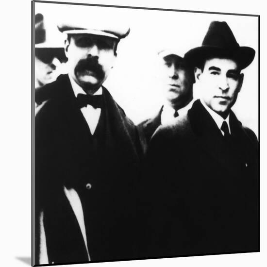 The Last Public Appearance in 1927 of the Sacco and Vanzetti-null-Mounted Photo