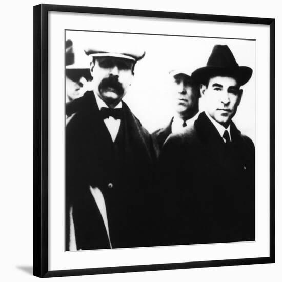 The Last Public Appearance in 1927 of the Sacco and Vanzetti-null-Framed Photo