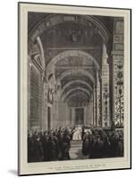 The Last Public Audience of Pius IX-null-Mounted Giclee Print