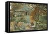The Last Rays-Carl Larsson-Framed Stretched Canvas