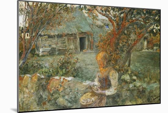 The Last Rays-Carl Larsson-Mounted Giclee Print