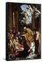 The Last Sacrament of St. Jerome, 1614-Domenichino-Framed Stretched Canvas