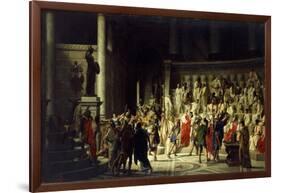 The Last Senate of Julius Caesar, 1867-Raffaelle Gianetti-Framed Giclee Print