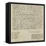 The Last Sheet of Shakespeare's Will-null-Framed Stretched Canvas