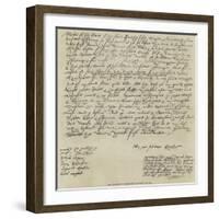 The Last Sheet of Shakespeare's Will-null-Framed Giclee Print