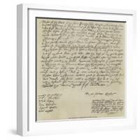 The Last Sheet of Shakespeare's Will-null-Framed Giclee Print