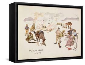 The Last Shell, Ladysmith, from 'The Leaguer of Ladysmith', 1900 (Colour Litho)-Captain Clive Dixon-Framed Stretched Canvas