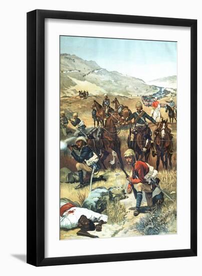 'The Last Shot in the Sudan', 1885. Artist: Unknown-Unknown-Framed Giclee Print