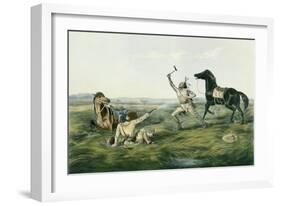 The Last Shot, Pub. by Currier and Ives, 1858-Louis Maurer-Framed Giclee Print