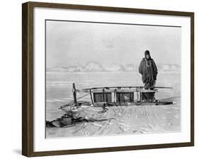 The Last Sledge from the Trek Back from the 'Great Southern Journey, 1909-null-Framed Giclee Print